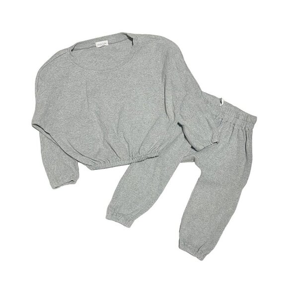 SIMPLE LITTLES Jogger Set Light Grey - Picture 5 of 6